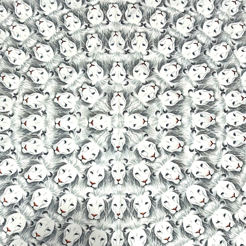 SIEGFRIED & ROY lions face scarf